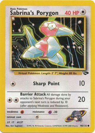 Sabrina's Porygon 098  - Unlimited - Common