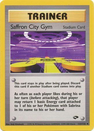 Saffron City Gym 122  - Unlimited - Uncommon