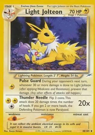Light Jolteon 048  - Unlimited - Uncommon