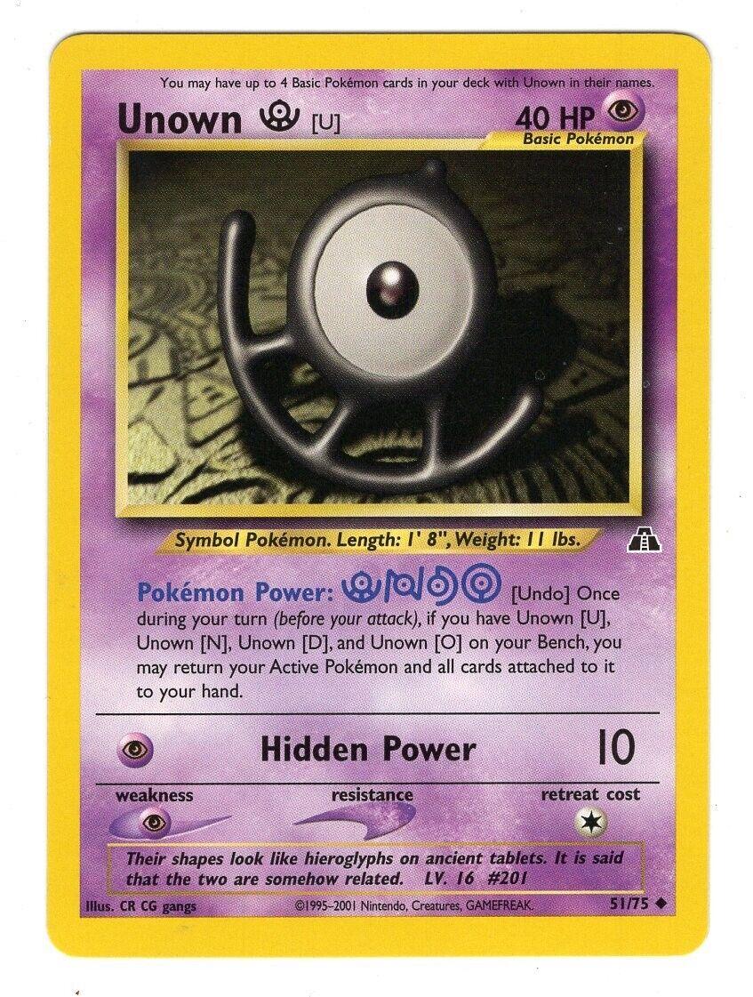 Unown [U] 051  - Unlimited - Uncommon