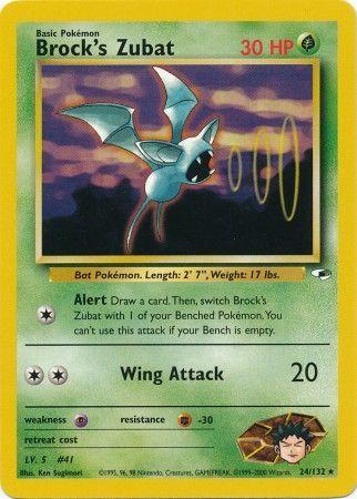 Brock's Zubat (24) (24) 024  - Unlimited - Rare
