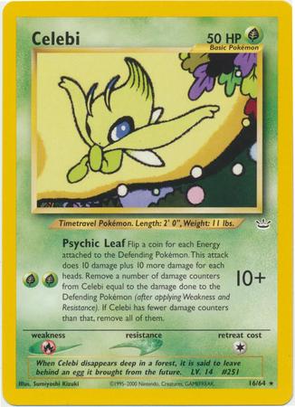 Celebi (16) (16) 016  - Unlimited - Rare
