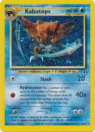 Kabutops (6)/75  - Unlimited Holofoil - Holo Rare