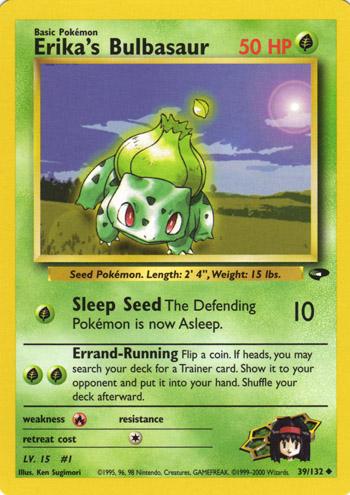 Erika's Bulbasaur 039  - Unlimited - Uncommon