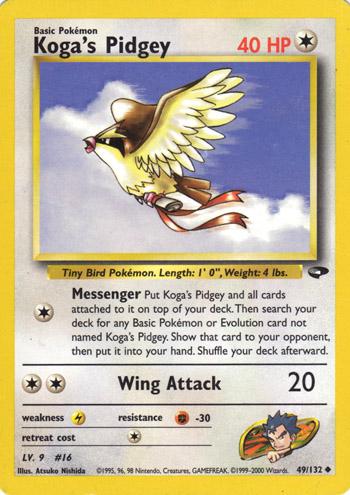Koga's Pidgey (49) (49) 049  - Unlimited - Uncommon