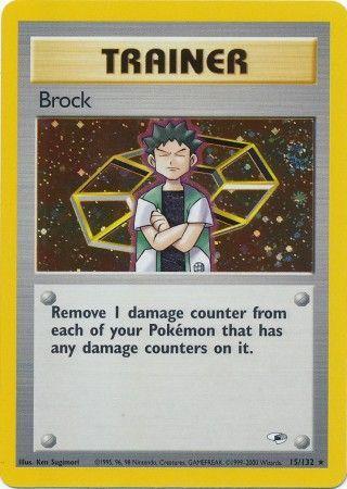 Brock (15) (15) 015  - Unlimited Holofoil - Holo Rare