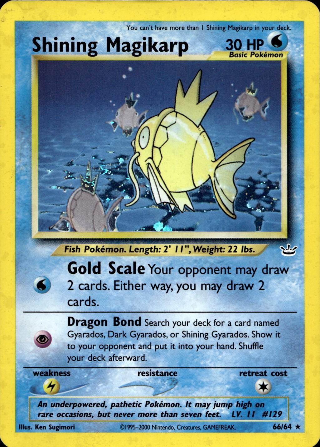 Shining Magikarp  - Unlimited Holofoil - Secret Rare
