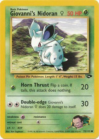 Giovanni's Nidoran F 075  - Unlimited - Common