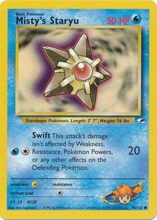 Misty's Staryu 090  - Unlimited - Common