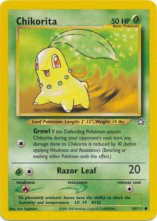 Chikorita (54/111) [Neo Genesis Illimité] 