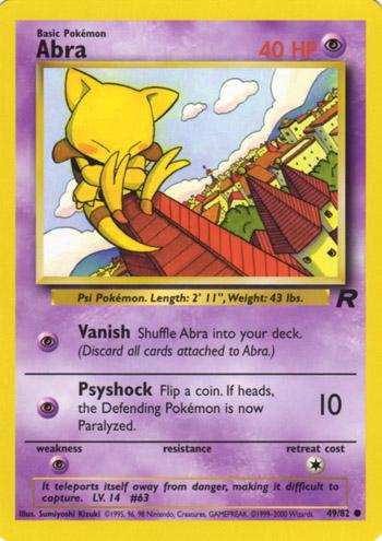 Abra (49/82) [Team Rocket Illimité] 
