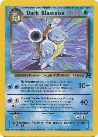 Dark Blastoise (20/82) [Team Rocket Unlimited] 