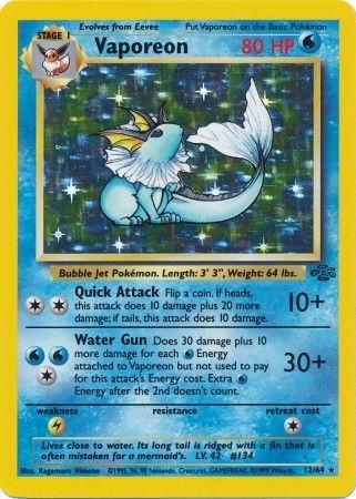 Vaporeon (12) (12) 012  - Unlimited Holofoil - Holo Rare