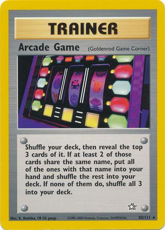 Arcade Game (Goldenrod Game Corner) 083  - Unlimited - Rare
