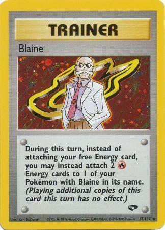 Blaine (17)/132  - Unlimited Holofoil - Holo Rare