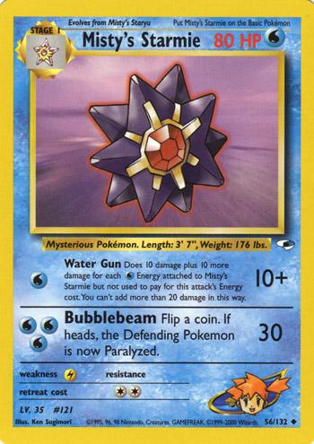 Misty's Starmie 056  - Unlimited - Uncommon