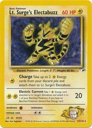Lt. Surge's Electabuzz (27) (27) 027  - Unlimited - Rare