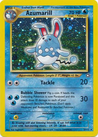Azumarill 002  - Unlimited Holofoil - Holo Rare