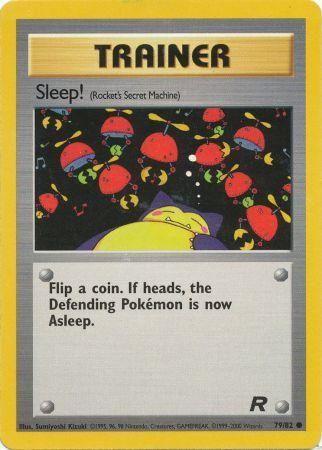 Sleep! (Rocket's Secret Machine) 079  - Unlimited - Common