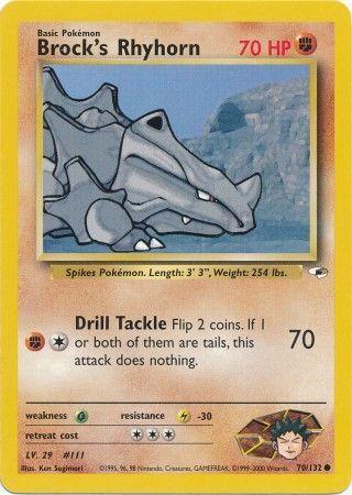 Brock's Rhyhorn (70) (70) 070  - Unlimited - Common