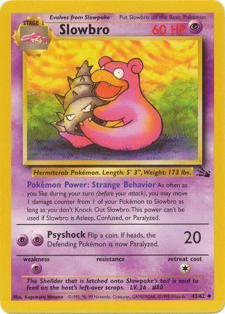 Slowbro 043  - Unlimited - Uncommon