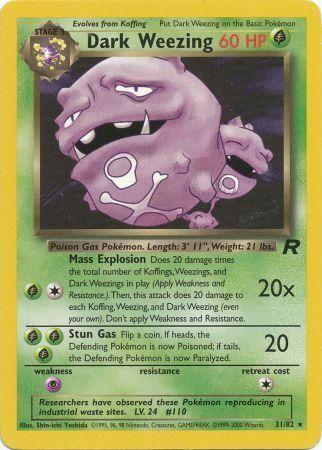 Dark Weezing (31) (31) 031  - Unlimited - Rare