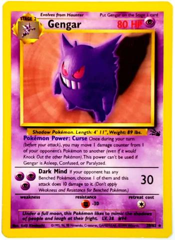 Gengar (20) (20) 020  - Unlimited - Rare