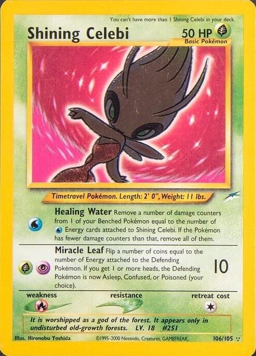 Shining Celebi  - Unlimited Holofoil - Secret Rare