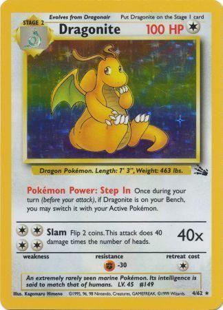Dragonite (4) (4) 004  - Unlimited Holofoil - Holo Rare