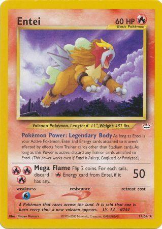 Entei (17) (17) 017  - Unlimited - Rare