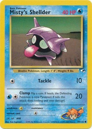 Misty's Shellder 089  - Unlimited - Common