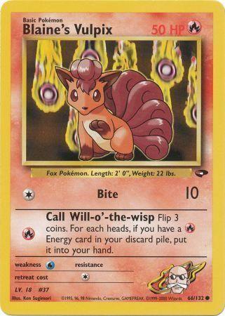 Blaine's Vulpix 066  - Unlimited - Common