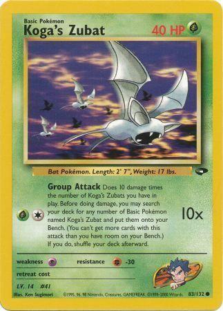 Koga's Zubat 083  - Unlimited - Common