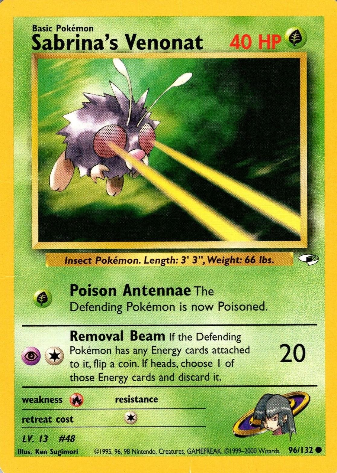 Sabrina's Venonat 096  - Unlimited - Common