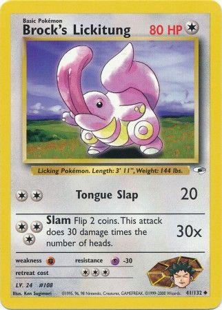 Brock's Lickitung 041  - Unlimited - Uncommon