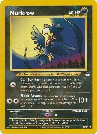 Murkrow 046  - Unlimited - Common