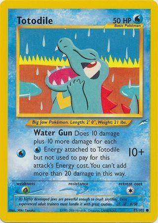 Totodile 085  - Unlimited - Common