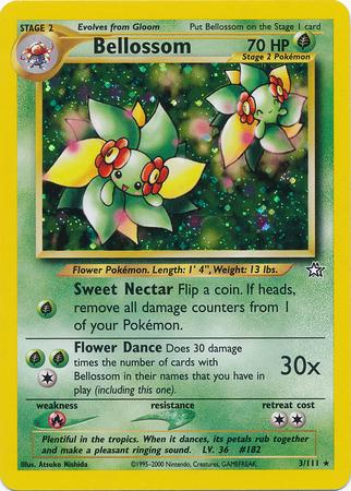 Bellossom 003  - Unlimited Holofoil - Holo Rare