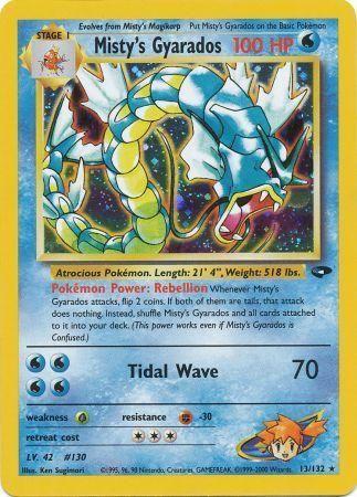 Misty's Gyarados 013  - Unlimited Holofoil - Holo Rare