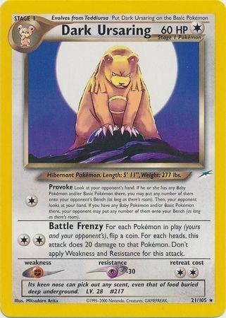 Ursaring sombre (21/105) [Neo Destiny Unlimited] 