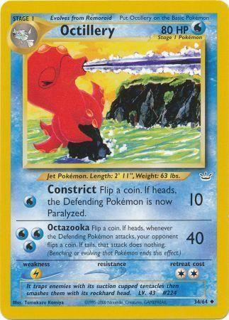 Octillery 034  - Unlimited - Uncommon