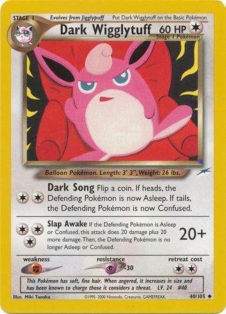 Dark Wigglytuff 040  - Unlimited - Uncommon