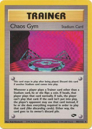 Chaos Gym 102  - Unlimited - Rare