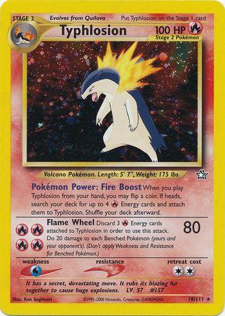 Typhlosion (18)  - Unlimited Holofoil - Holo Rare