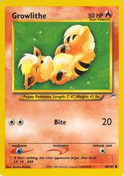 Growlithe 068  - Unlimited - Common