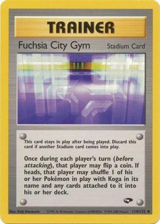 Fuchsia City Gym 114  - Unlimited - Uncommon