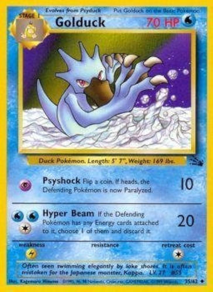 Golduck (35/62) [Fossile illimité] 