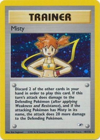 Misty (18) (18) 018  - Unlimited Holofoil - Holo Rare