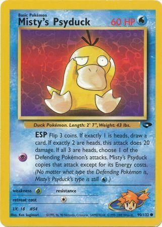 Misty's Psyduck 090  - Unlimited - Common