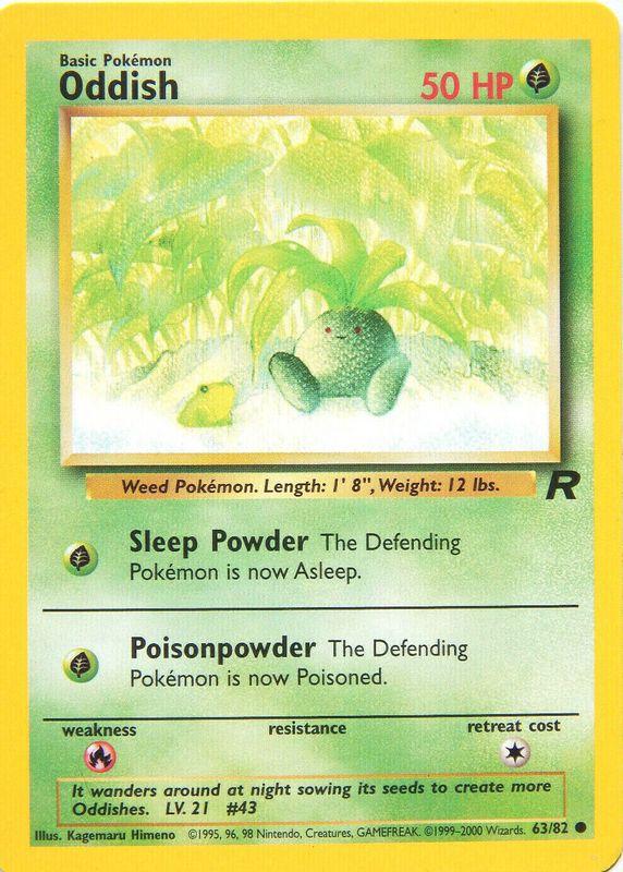 Oddish 063  - Unlimited - Common
